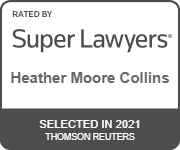 heather moore collins super lawyers badge