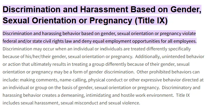 title ix workplace discrimination lgbtq law